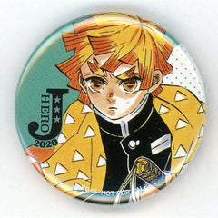 Demon Slayer: Kimetsu no Yaiba Zenitsu Agatsuma Selectable Can Badge Part 6 J Hero Summer Festival 2020 Limited Target Product Purchase Privilege Buttons [USED]