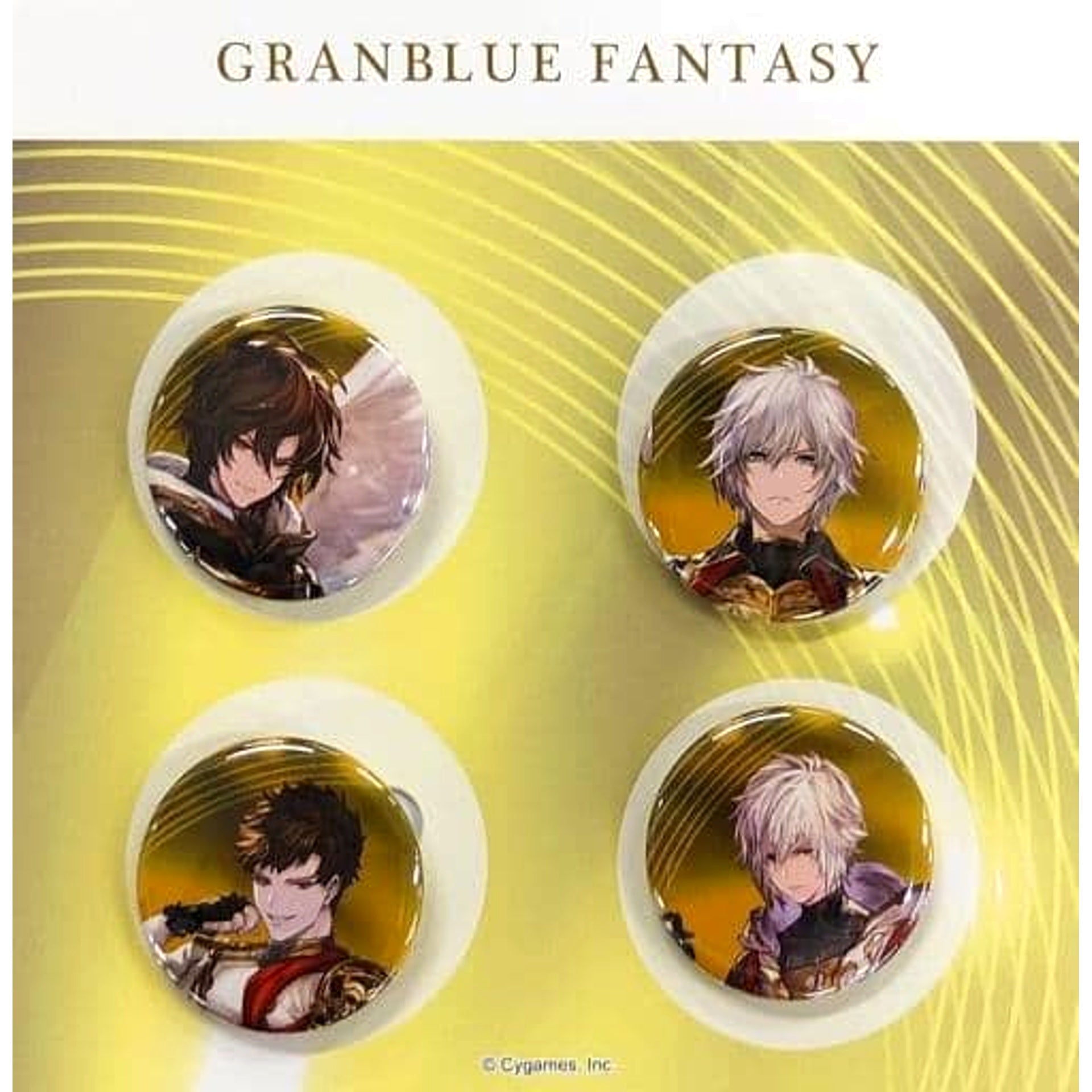 Granblue Fantasy Sandalphon & Others Mini Can Badge C97 Limited Included with Primarch Collection Bag Set of 4 Buttons [USED]