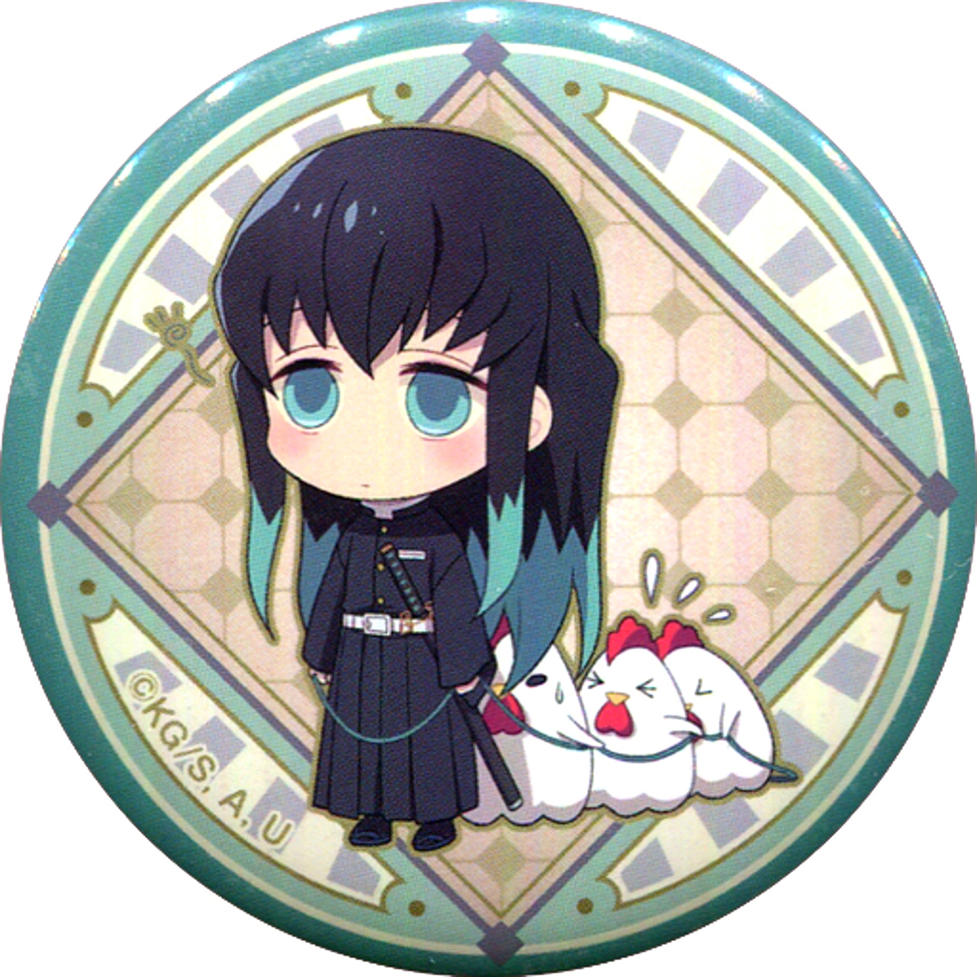 Muichiro Tokito Demon Slayer Mugen Train x Lawson Button Train [USED]