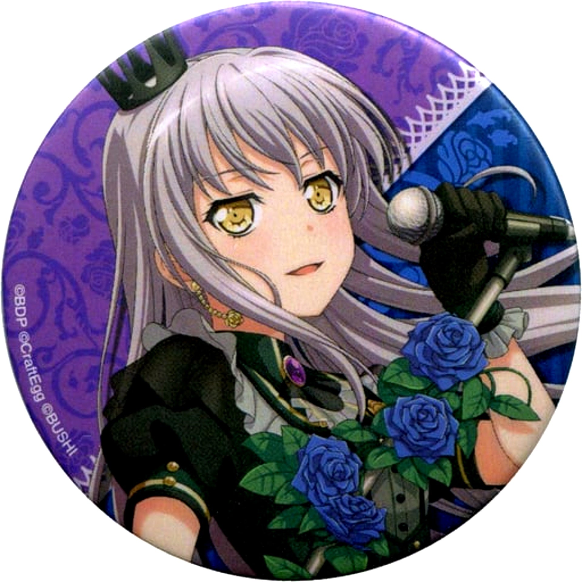 Yukina Minato BanG Dream! 8th Star LIVE Commemorative Trading Button [USED]