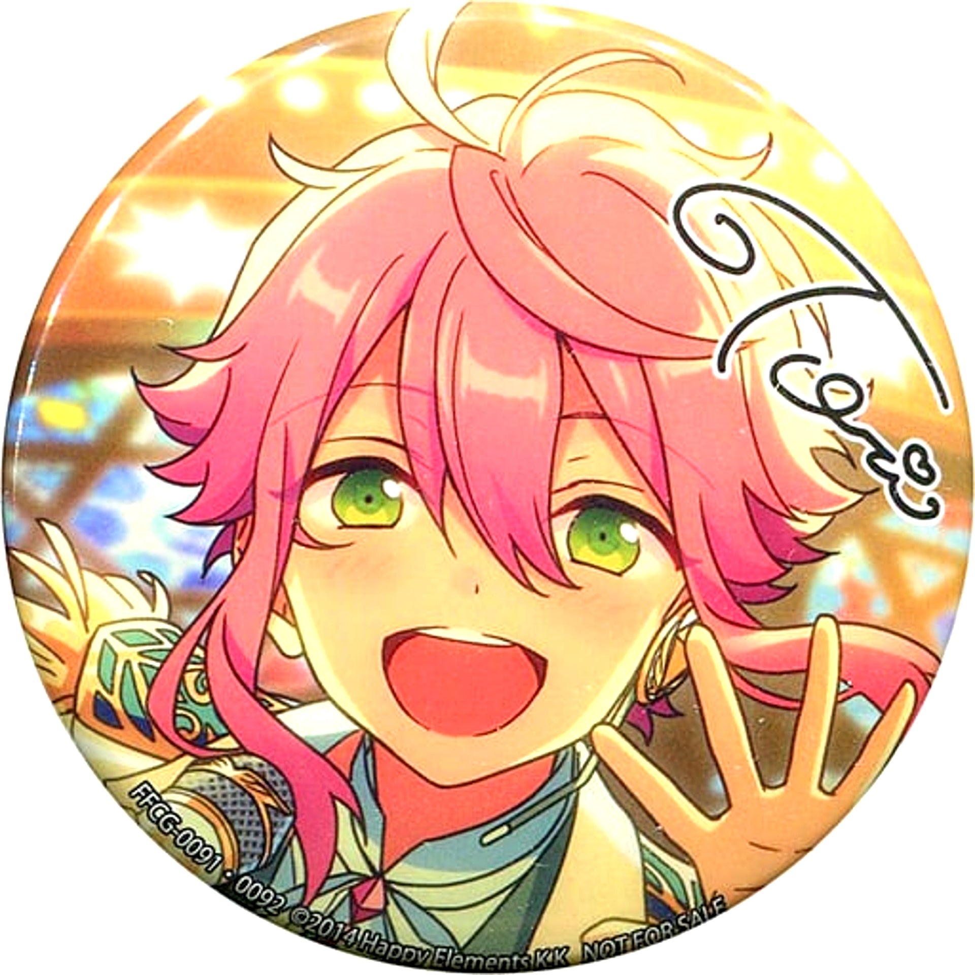 Tori Himemiya Character Round Badge CD Ensemble Stars! Album Series fine Animate Purchase Bonus [USED]