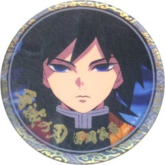 Demon Slayer: Kimetsu no Yaiba Giyu Tomiokau Foil Stamped 56mm Random Can Badge A Character Emaki Cafe in Ufotable Cafe Shuu no Maki Limited Character Emaki Cafe Tsui no Maki Buttons [USED]