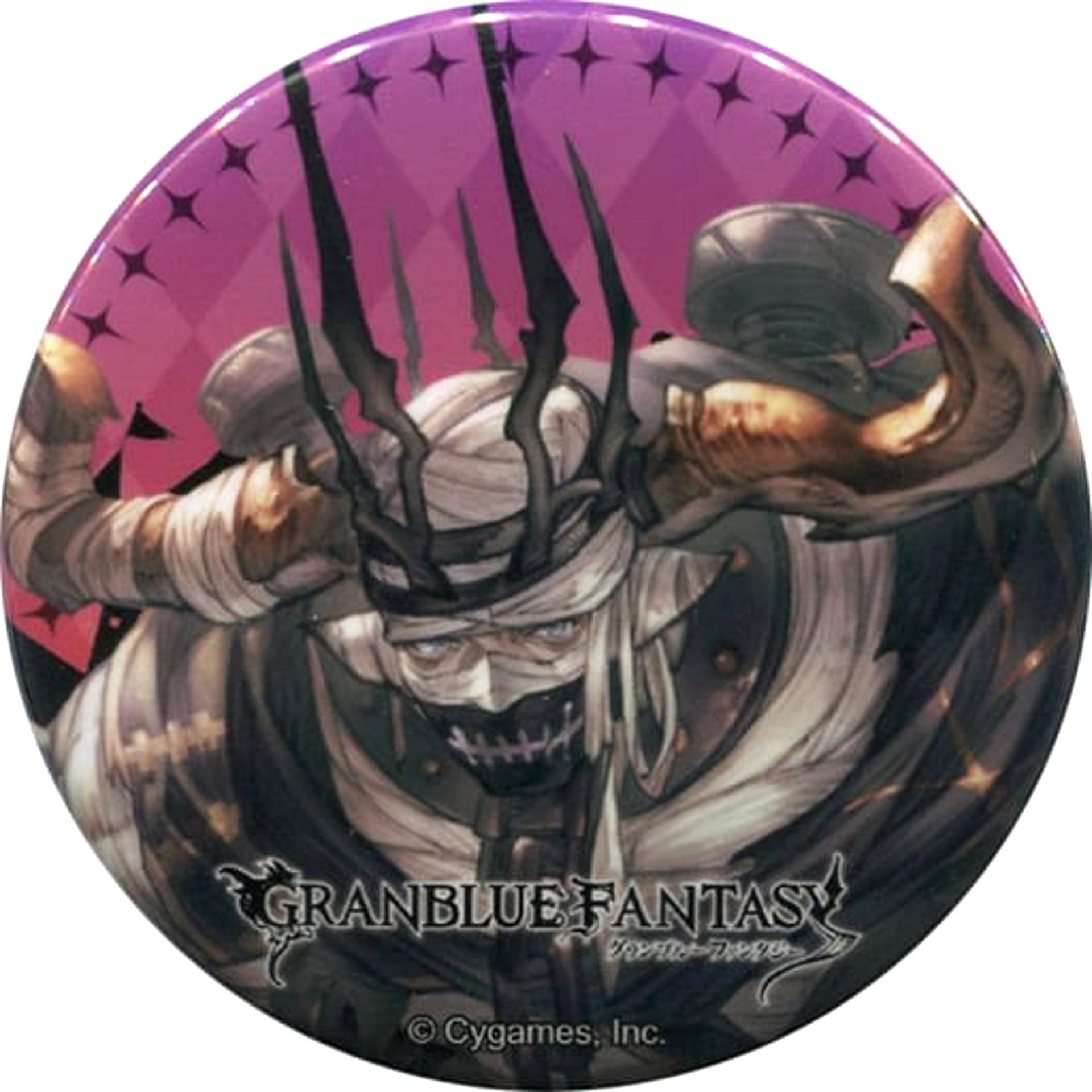 Granblue Fantasy Zaja Trading Can Badge Halloween Ver. Yorozuya Siero in Marui Branch 2020 Fall Limited Buttons [USED]