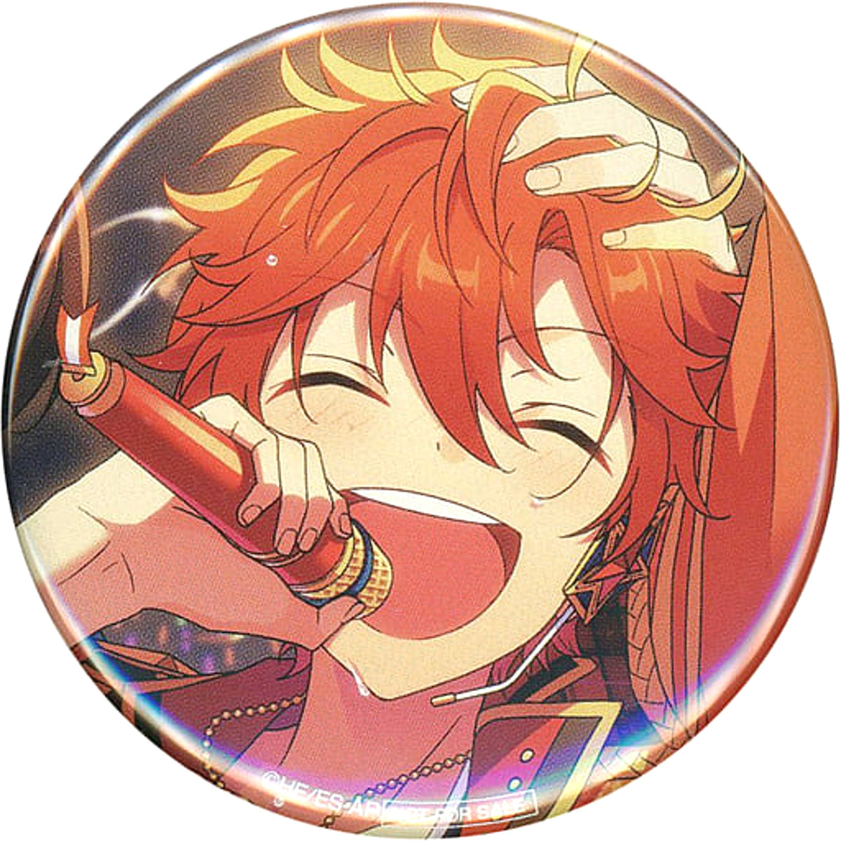 Ensemble Stars! Subaru Akehoshi Can Badge Participating Stores Limited Blu-ray / DVD Vol.05-08 Linked Purchase Bonus Set of 4 Buttons [USED]