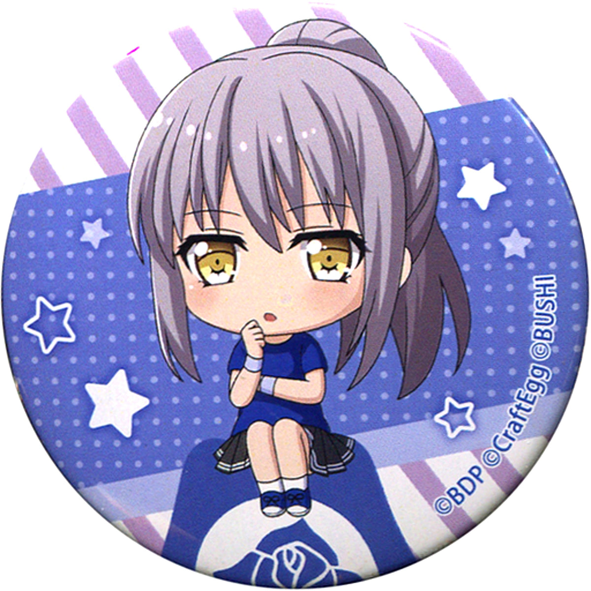 Yukina Minato BanG Dream Girls Band Party in Fuji-Q Highland Mini Character Button Vol.3 [USED]