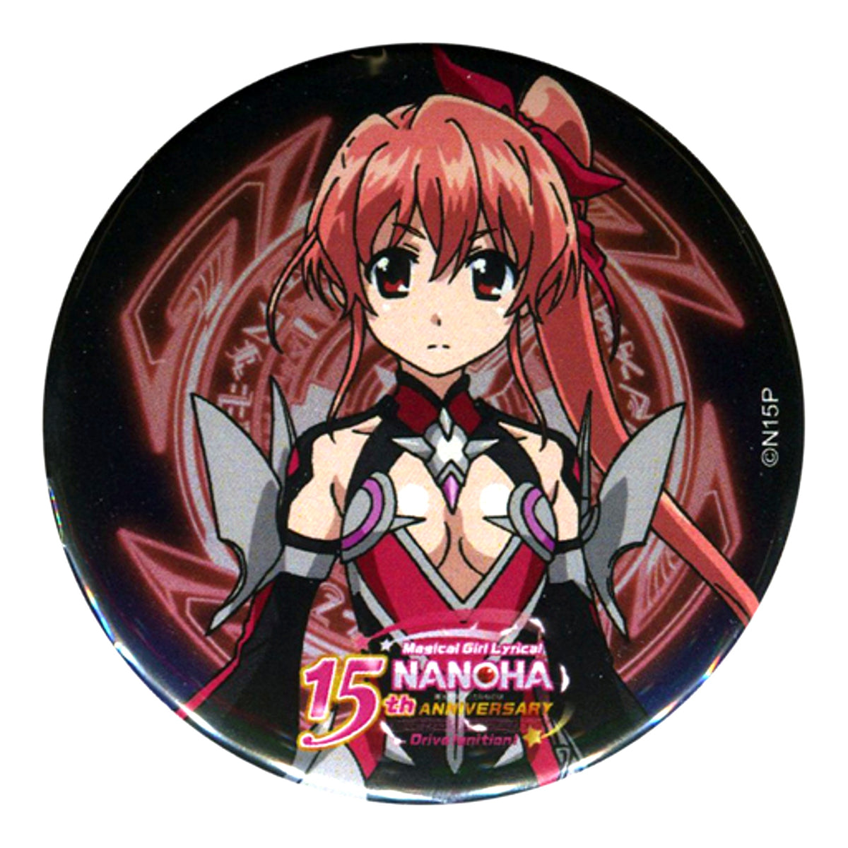 Iris Magical Girl Lyrical Nanoha Button Collab Exclusive Original 15th Anniversary x Meat Bar Nikuson Daitoryo Akihabara Main Store [USED]