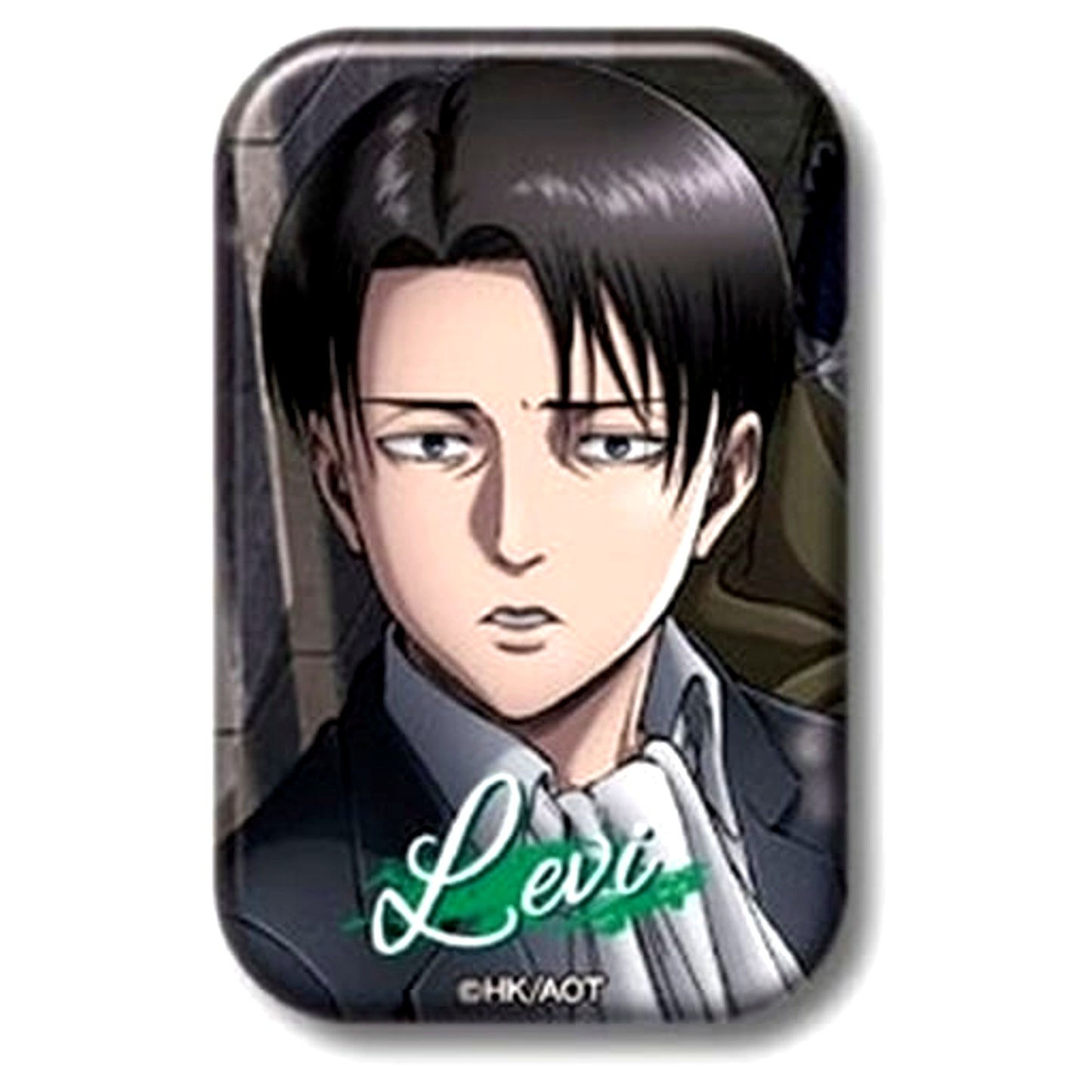 Levi - Looking Forward Attack on Titan Marukaku Badge 2 [USED]