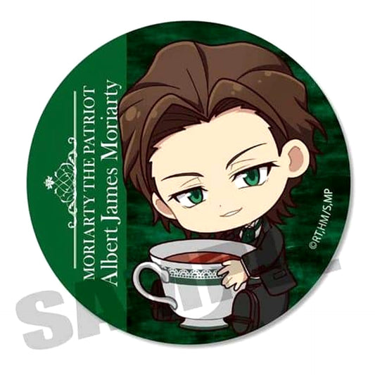 Moriarty the Patriot Albert James Moriarty Gyugyutto Trading Can Badge Buttons [USED]