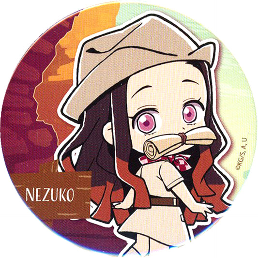 Nezuko Kamado Demon Slayer Sunshine City Total Concentration! Urban Legend of the Sun Trading Button Sunshine Aquarium Limited [USED]