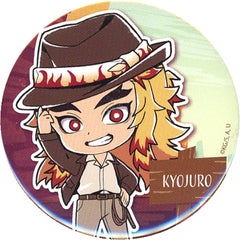 Demon Slayer: Kimetsu no Yaiba Kyojuro Rengoku Trading Can Badge Sunshine Aquarium Sunshine City Total Concentration! Urban Legend of The Sun Limited Buttons [USED]