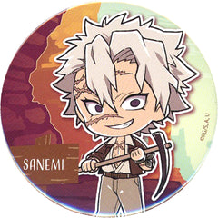 Demon Slayer: Kimetsu no Yaiba Sanemi Shinazugawa Trading Can Badge Sunshine Aquarium Sunshine City Total Concentration! Urban Legend of The Sun Limited Buttons [USED]