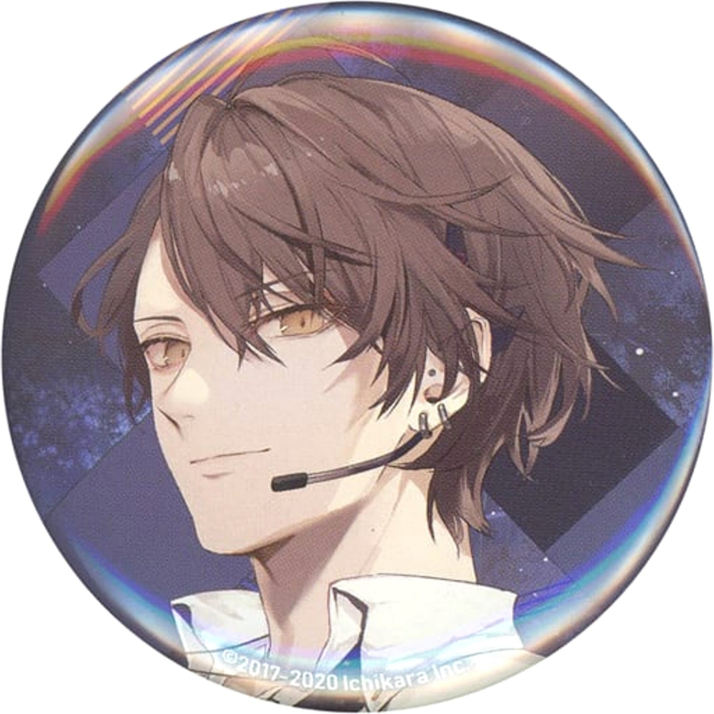 VTuber Nijisanji Kagami Hayato Random Can Badge Nijisanji Official Store Limited Buttons [USED]
