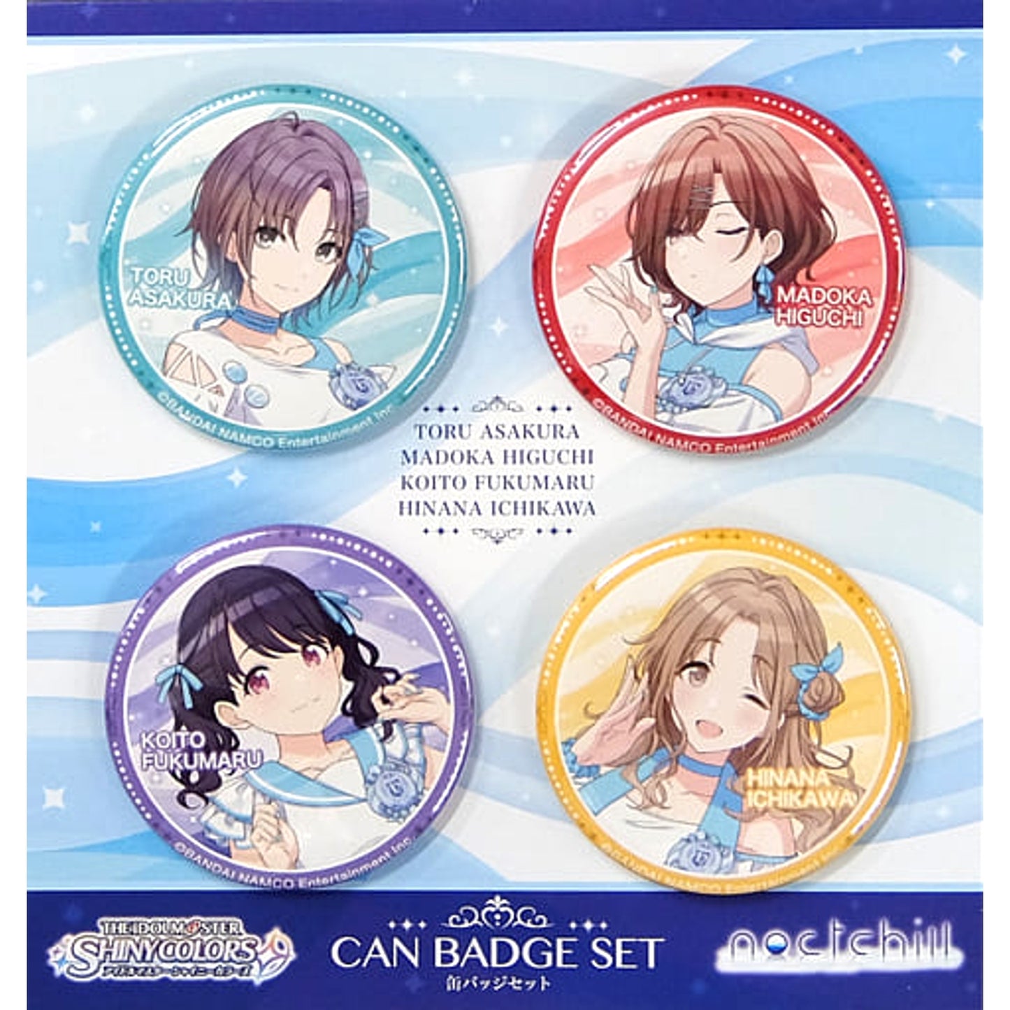 Noctchill 283 Production THE IDOLM@STER Shiny Colors Set of 4 Button Set [USED]