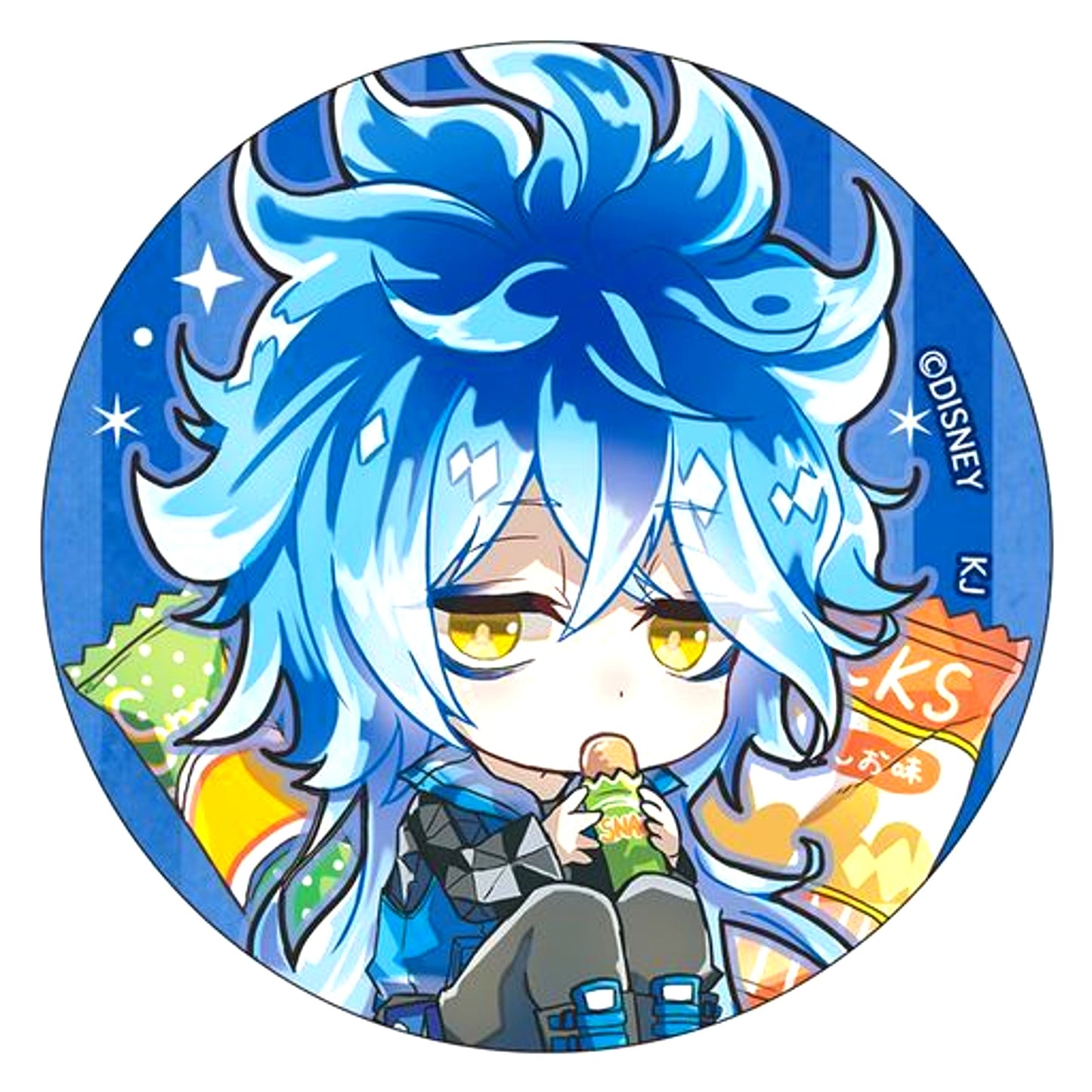 Idia Shroud Disney Twisted-Wonderland Trading Button Chara Peco Vol. 2 [USED]