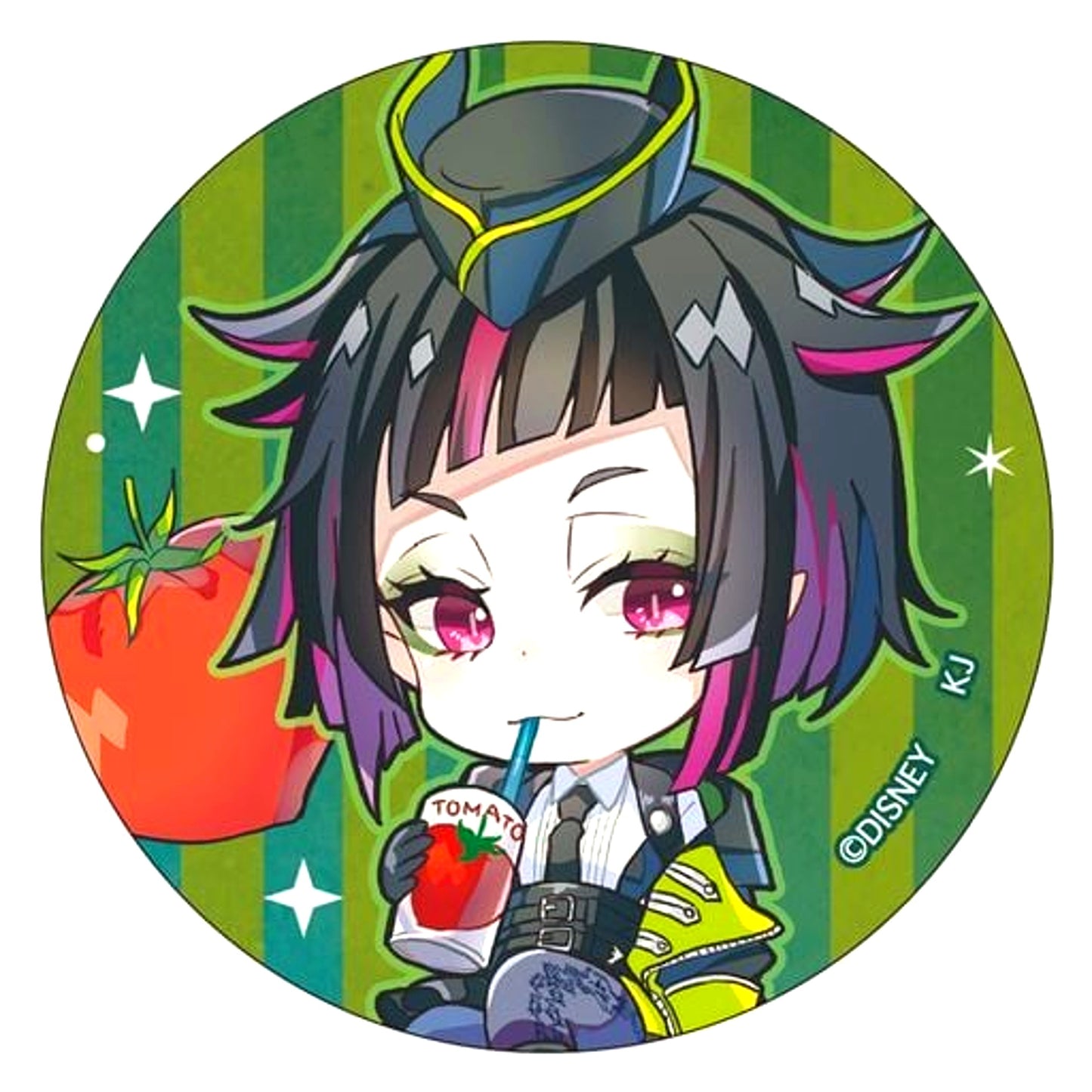 Lilia Vanrouge Disney Twisted-Wonderland Trading Button Chara Peco Vol. 2 [USED]