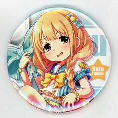 Anzu Futaba Tin Badge - New Idol Appearance Commemoration The Idolmaster Cinderella Girls Sega Limited [USED]