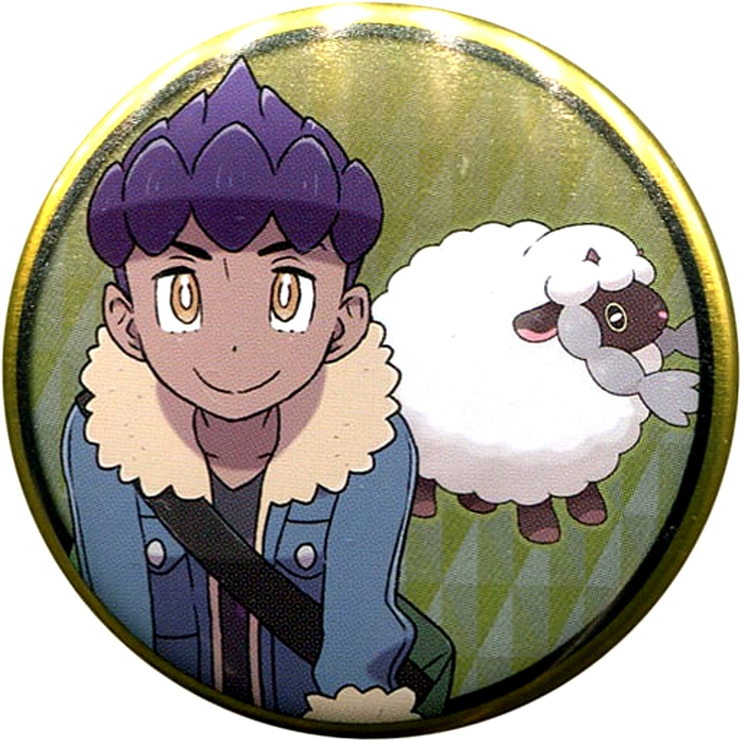 Hop & Wooloo Pokemon Button Collection Galar Region Pokemon Center Limited [USED]