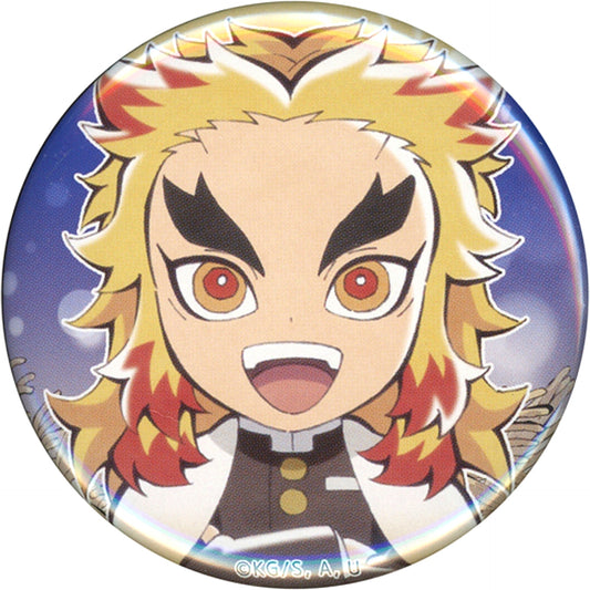 Kyojuro Rengoku Demon Slayer: Kimetsu no Yaiba 57mm Random Button x Machi Asobi CAFE Tsukimi Event 2020 [USED]