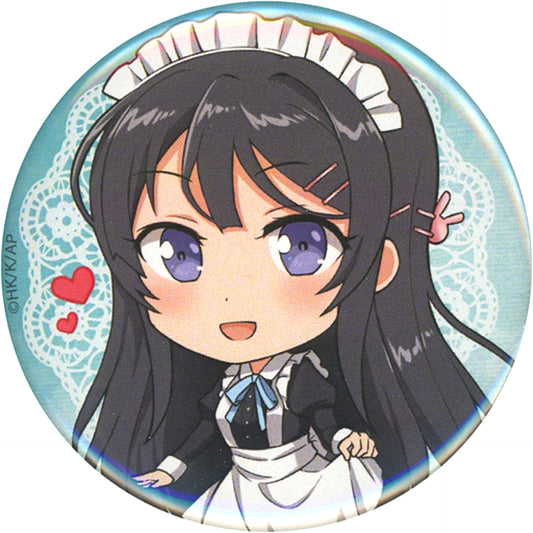 Mai Sakurajima 2 SD Rascal Does Not Dream of Bunny Girl Senpai Button E-3 Prize DMM Scratch! [USED]