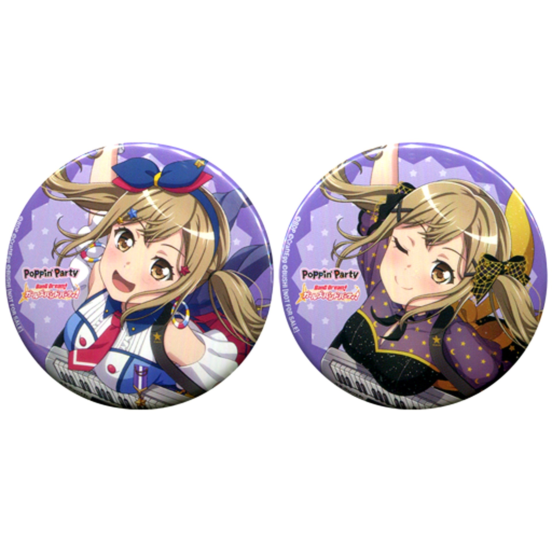 Arisa Ichigaya BanG Dream PoppinParty Breakthrough CD Blu-ray Limited Edition Button Set of 2 Animate Bonus [USED]