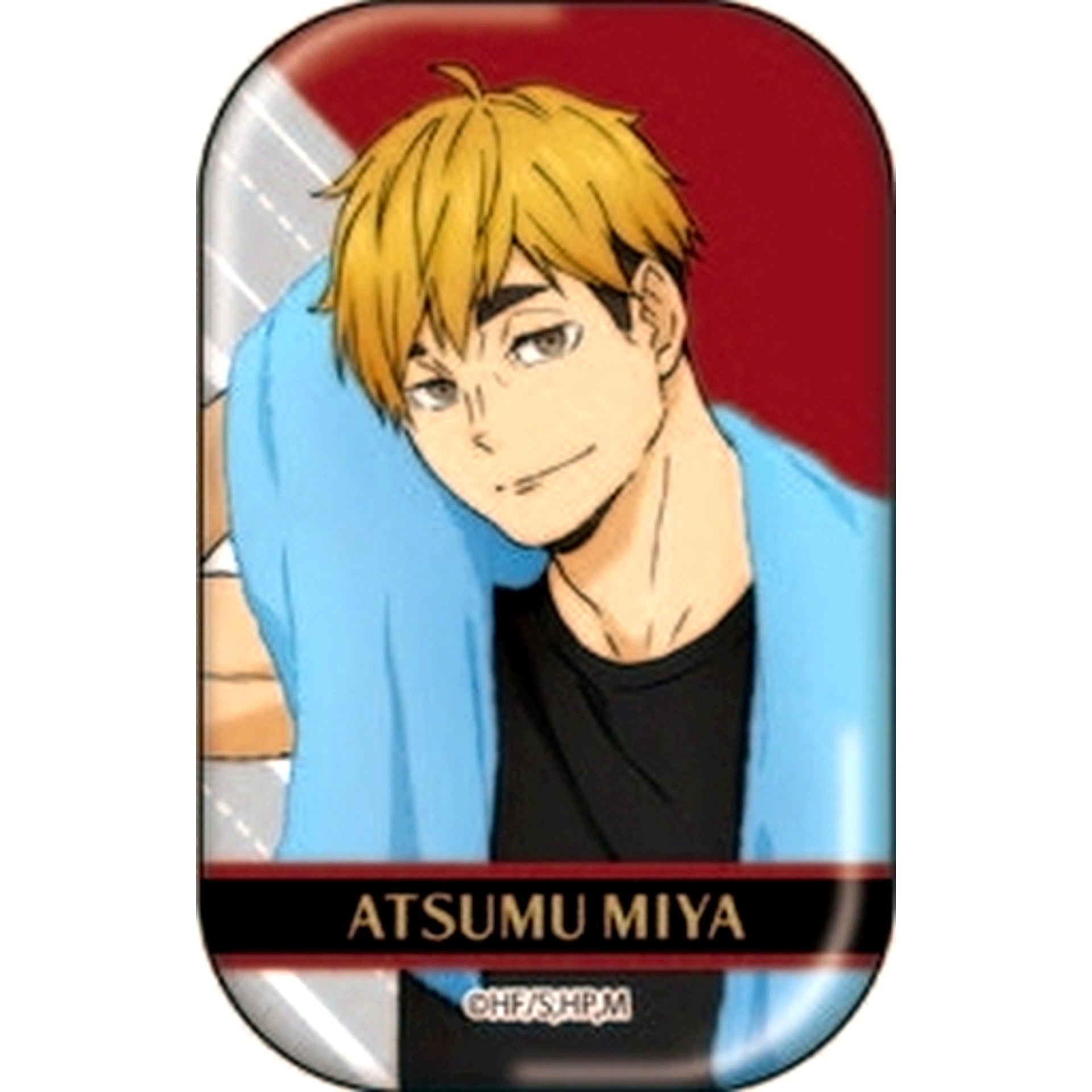 Atsumu Miya Casual Clothes Full Color Haikyu!! Square Button TO THE TOP [USED]