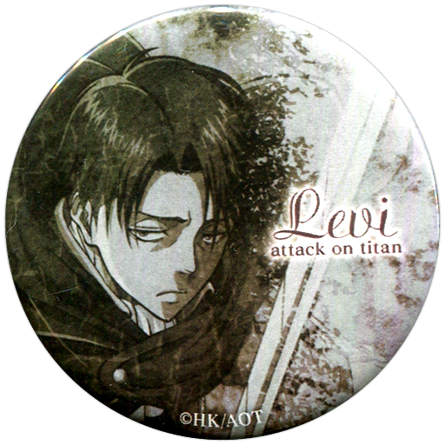 Levi Ackerman - Facing Right / Blade Attack on Titan Badge Collection Levi Ver. [USED]