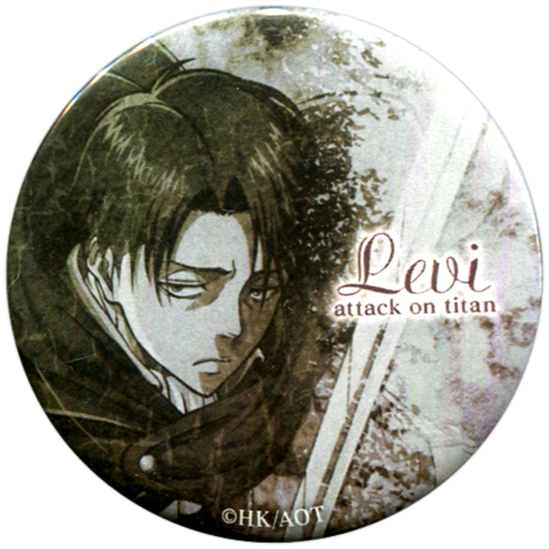 Levi Ackerman - Facing Right / Blade Attack on Titan Badge Collection Levi Ver. [USED]