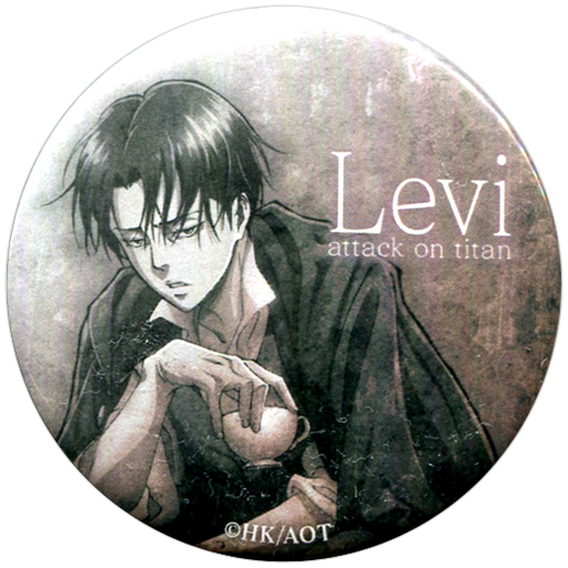 Levi Ackerman - Cup Attack on Titan Badge Collection Levi Ver. [USED]