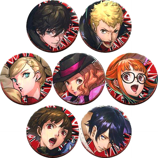 Group Button Set of 7 Bonus Item for Persona 5 Strikers amiami [USED]