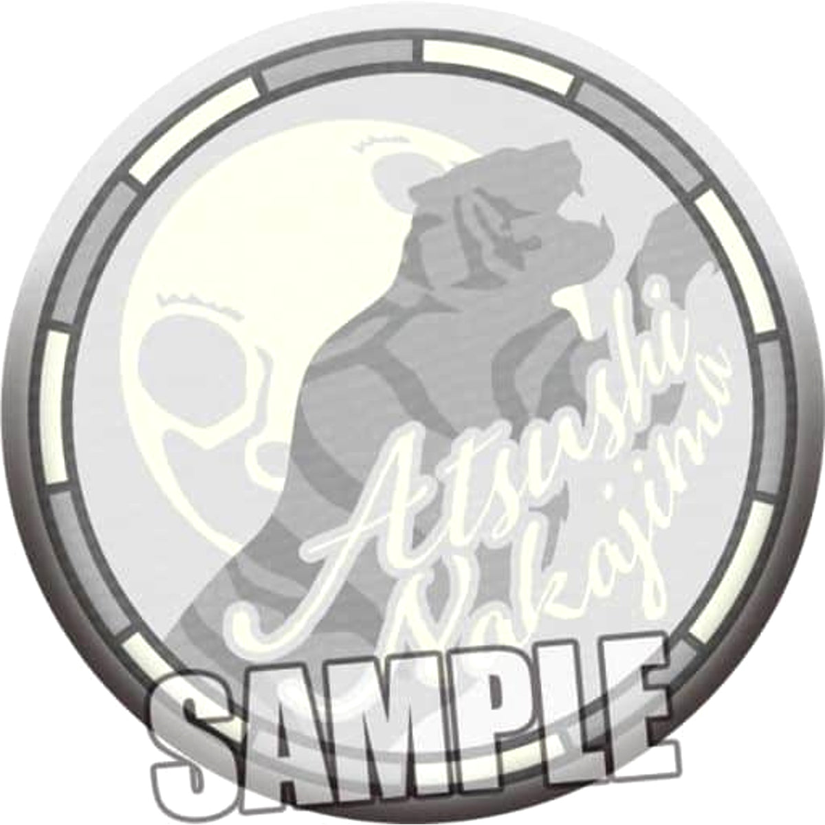 Bungo Stray Dogs Atsushi Nakajima Trading Embroidery Tin Badge Buttons [USED]