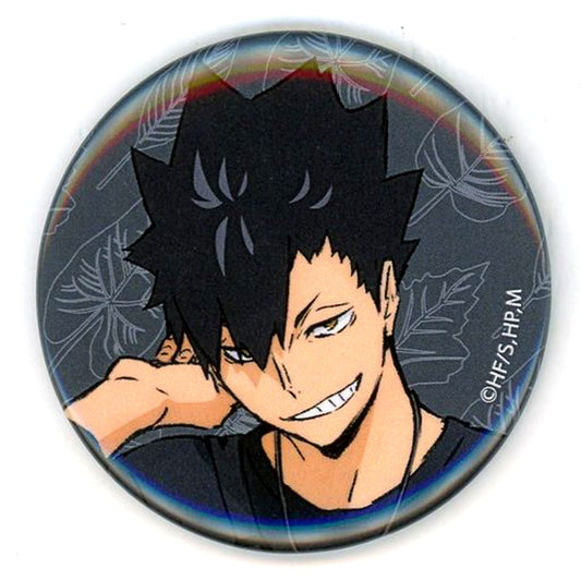 Tetsuro Kuroo Haikyu!! TO THE TOP x Tobu Zoo Drawn Illustration Leisure Ver. Trading Button [USED]