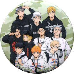 Haikyu!! To The Top Shoyo Hinata & Others Newly Drawn Illustration Leisure Ver. Trading Can Badge Tobu Zoo Event & Amnibus Limited Box Purchase Privilege Buttons [USED]