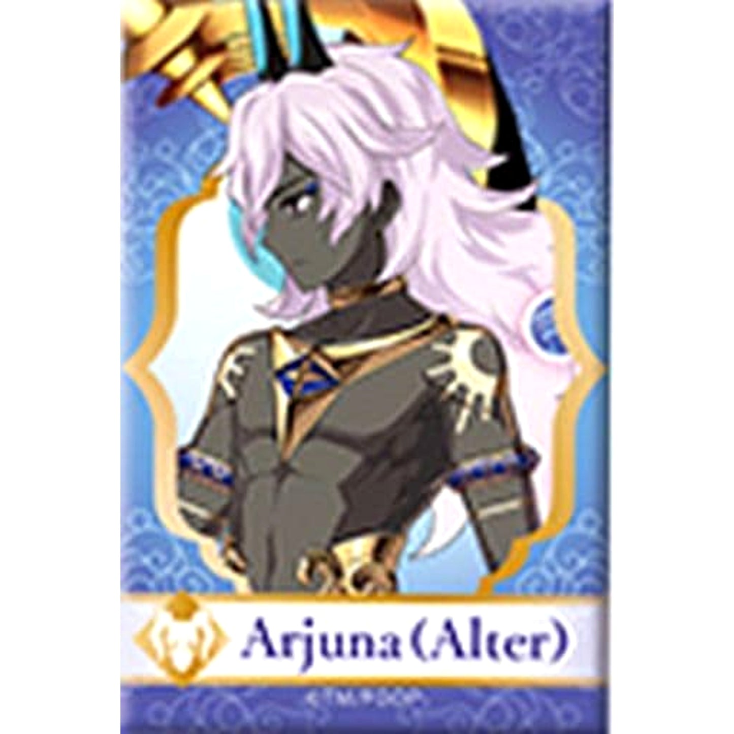 Fate/Grand Order Berserker/Arjuna Alter Battle Character Square Can Badge Vol.1 Buttons [USED]