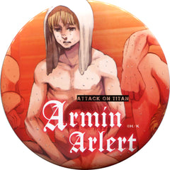 Attack on Titan Armin Arlert Special Can Badge Bessatsu Shonen Magazine Limited October 2020 Issue Supplement Buttons [USED]