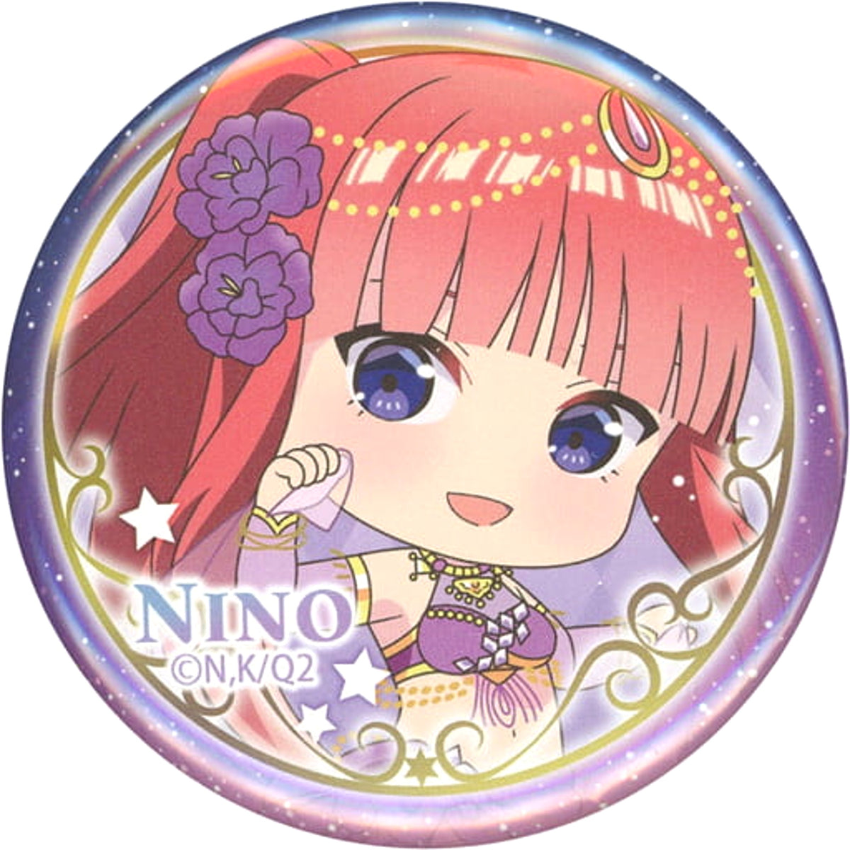 The Quintessential Quintuplets 2 Nino Nakano Normal Blind Packaged Chibi Character Can Badge with Holo Rare Thousand And One Nights Story Ver. Thousand And One Nights in Atre Akihabara Limited Buttons [USED]