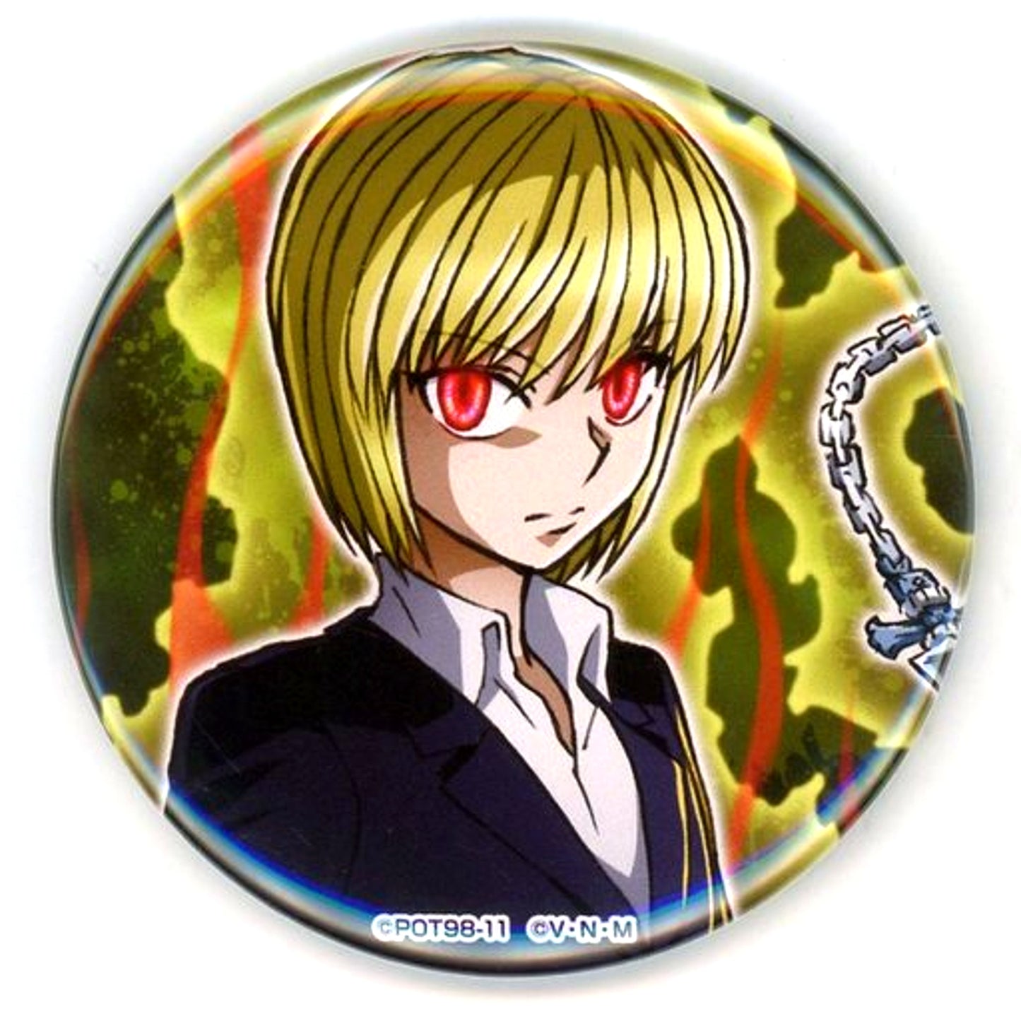 Kurapika Hunter x Hunter Button F-3 Prize Hatsu WEB Kuji [USED]