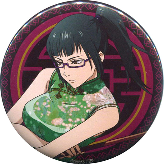 Maki Zenin Jujutsu Kaisen Anime Broadcast Anniversary Fair in Tokyu Hands Trading Button Kung Fu [USED]