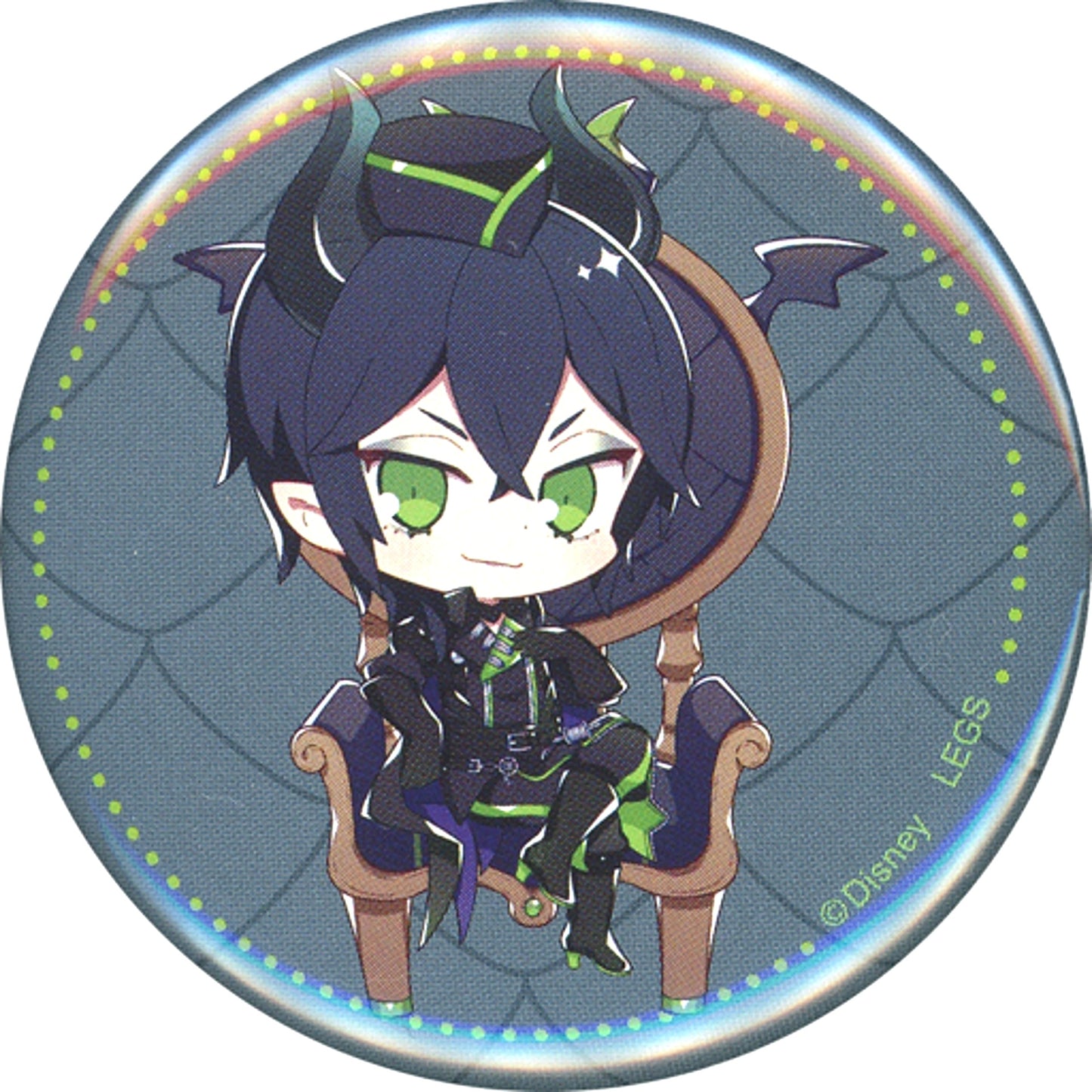 Malleus Draconia Disney Twisted Wonderland x OH MY CAFE Button Deformed Ver. [USED]