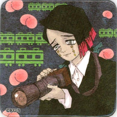 Demon Slayer: Kimetsu no Yaiba Tamio Enmu Square Can Badge Collection Another Color Ver. Part 2 Buttons [USED]