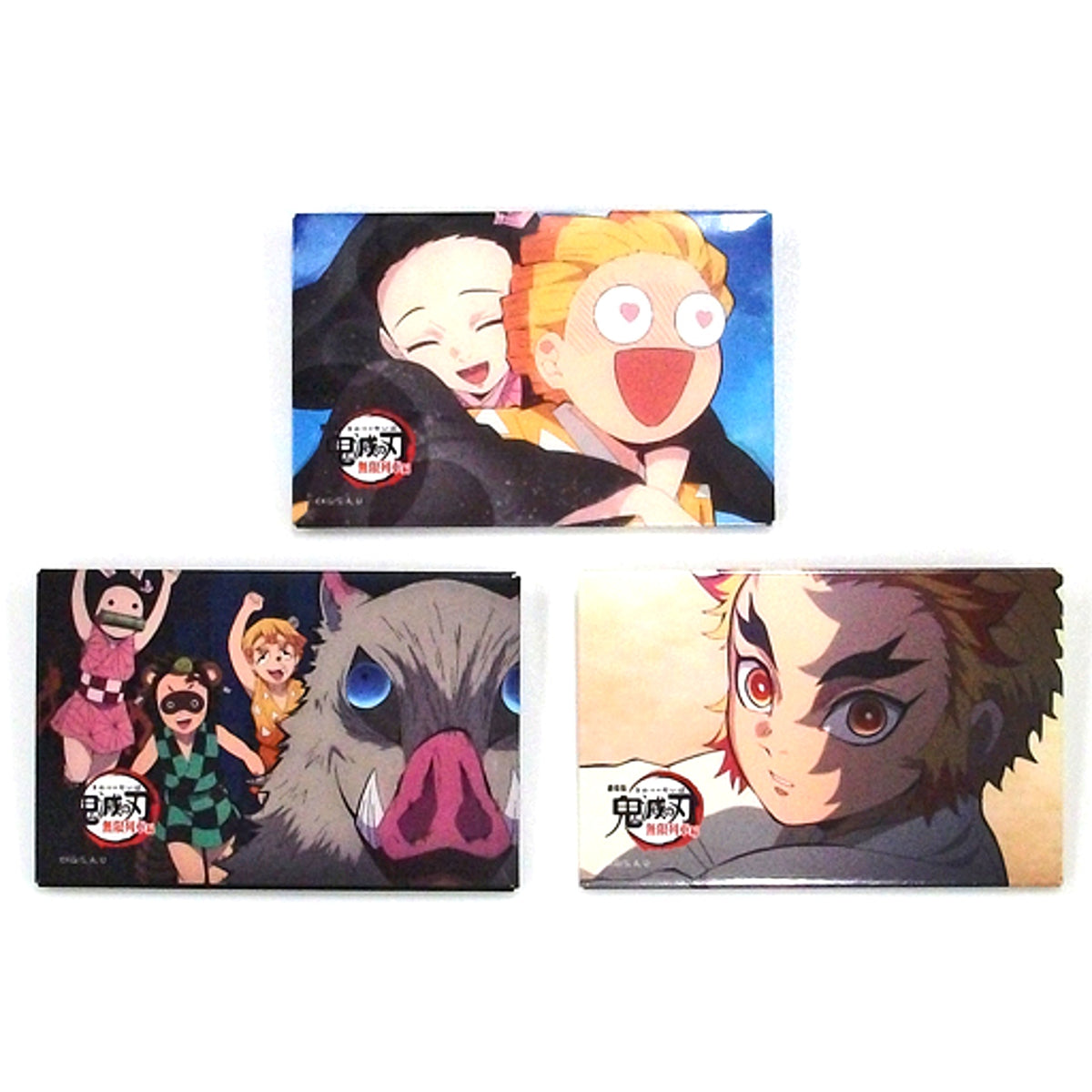 Group Demon Slayer Mugen Train Arc The Movie Square Button Set C Theater Goods [USED]
