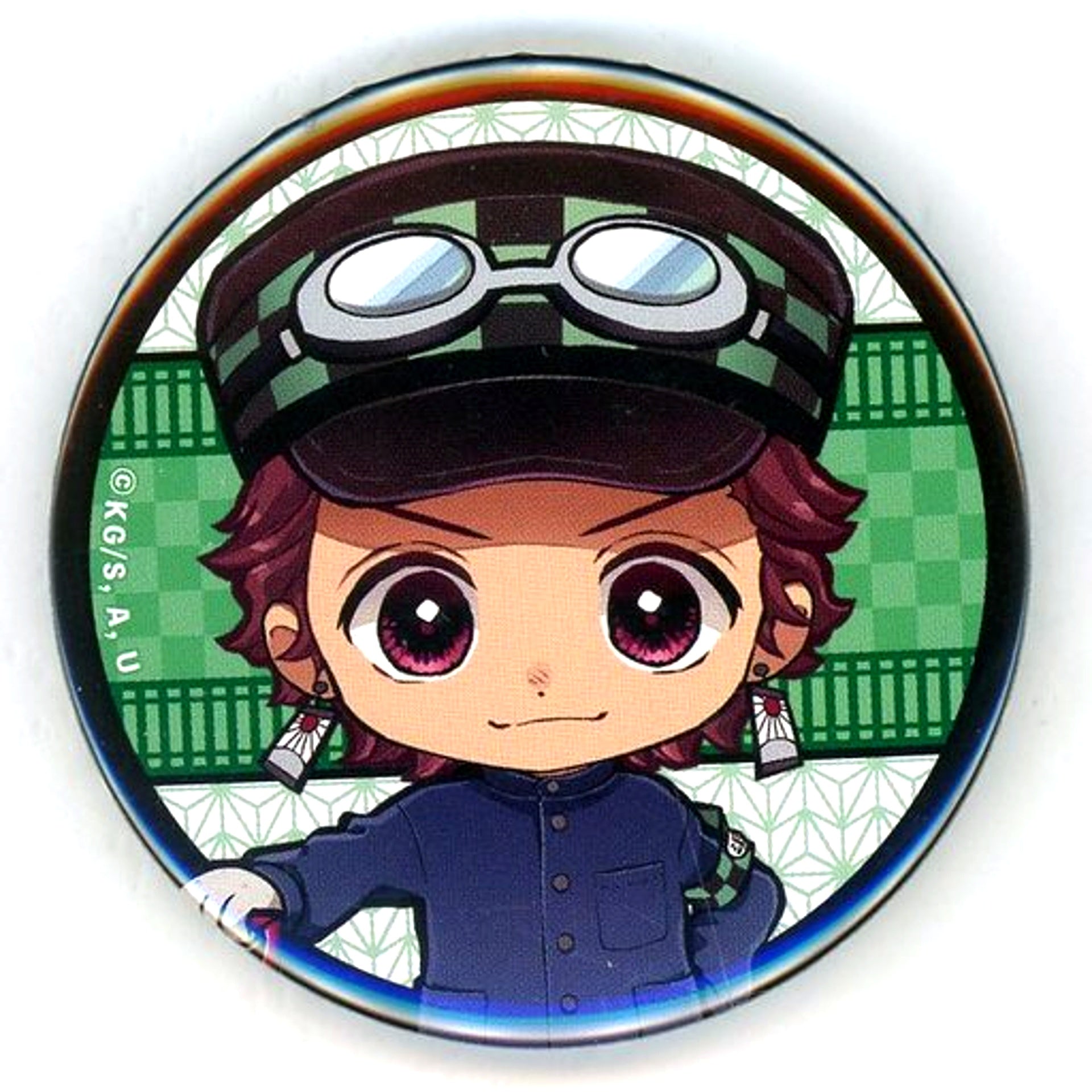 Tanjiro Kamado Demon Slayer: Kimetsu no Yaiba Trading Button x SL Gunma Mugen Train Daisakusen [USED]
