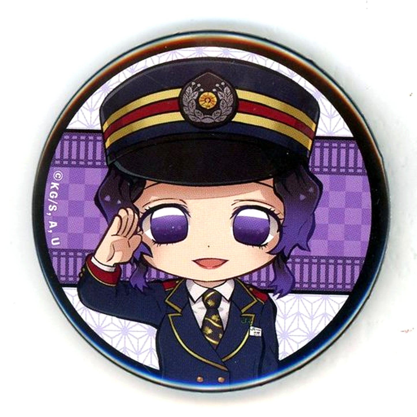 Shinobu Kocho Demon Slayer: Kimetsu no Yaiba Trading Button SL Gunma Mugen Train Mission [USED]