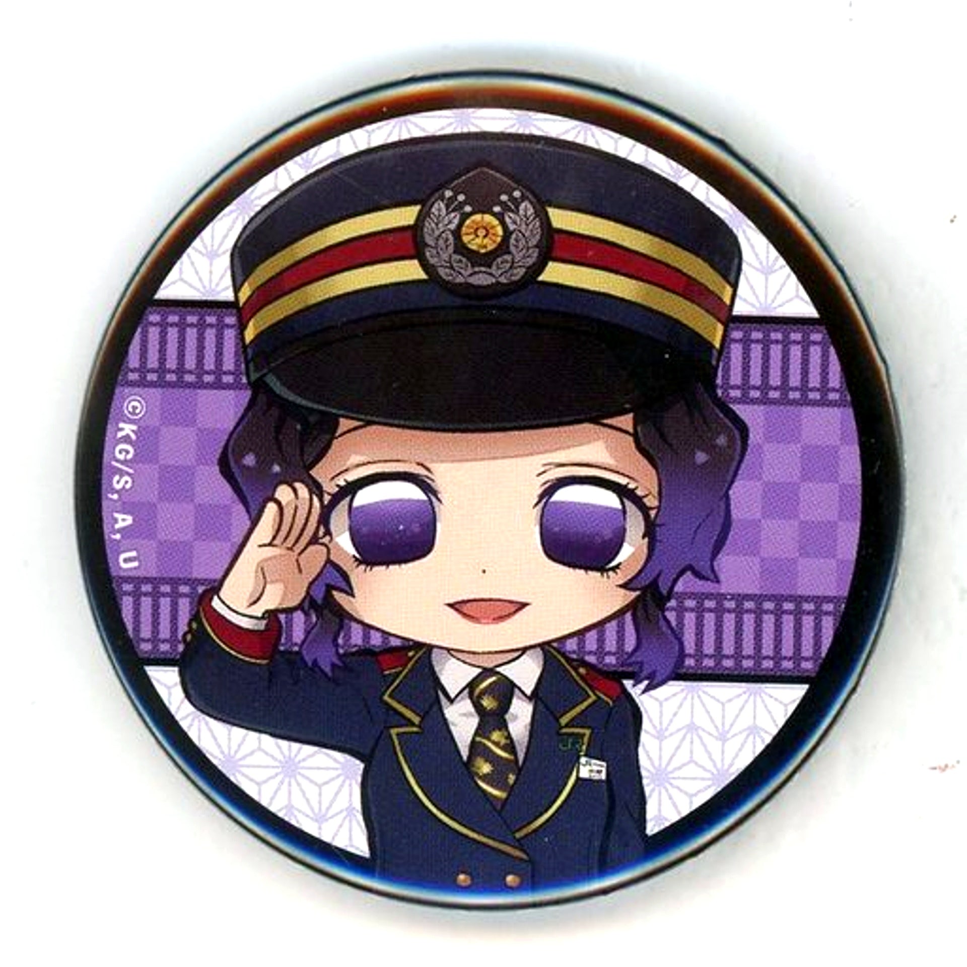 Shinobu Kocho Demon Slayer: Kimetsu no Yaiba Trading Button SL Gunma Mugen Train Mission [USED]
