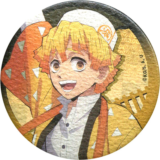 Zenitsu Agatsuma Demon Slayer: Kimetsu no Yaiba Japanese Style Button x SL Gunma Mugen Train Daisakusen [USED]