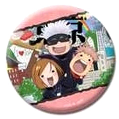 Jujutsu Kaisen Satoru Gojo & Others Trading Famous Scene Can Badge Vol.1 Buttons [USED]