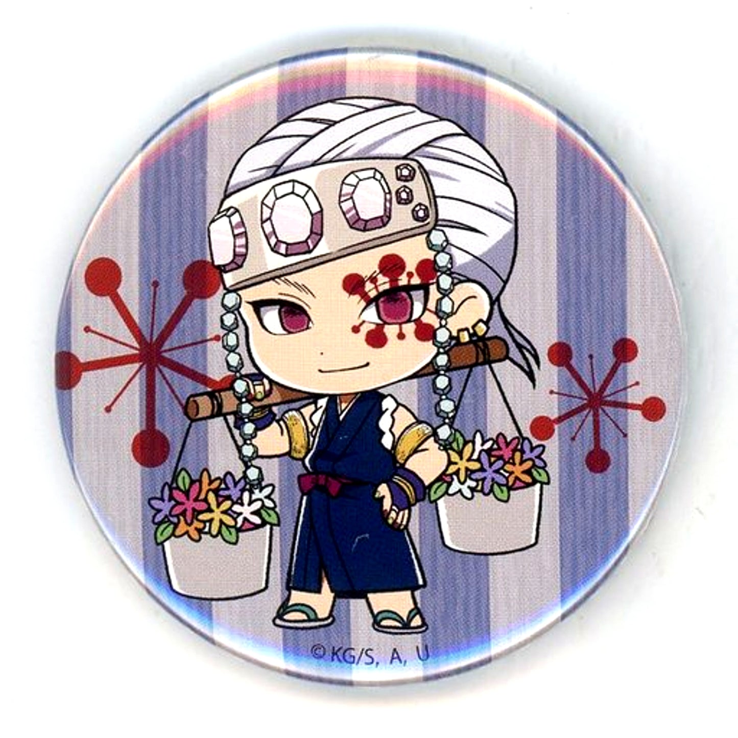 Tengen Uzui Demon Slayer Button Animate Limited Made-to-Order [USED]