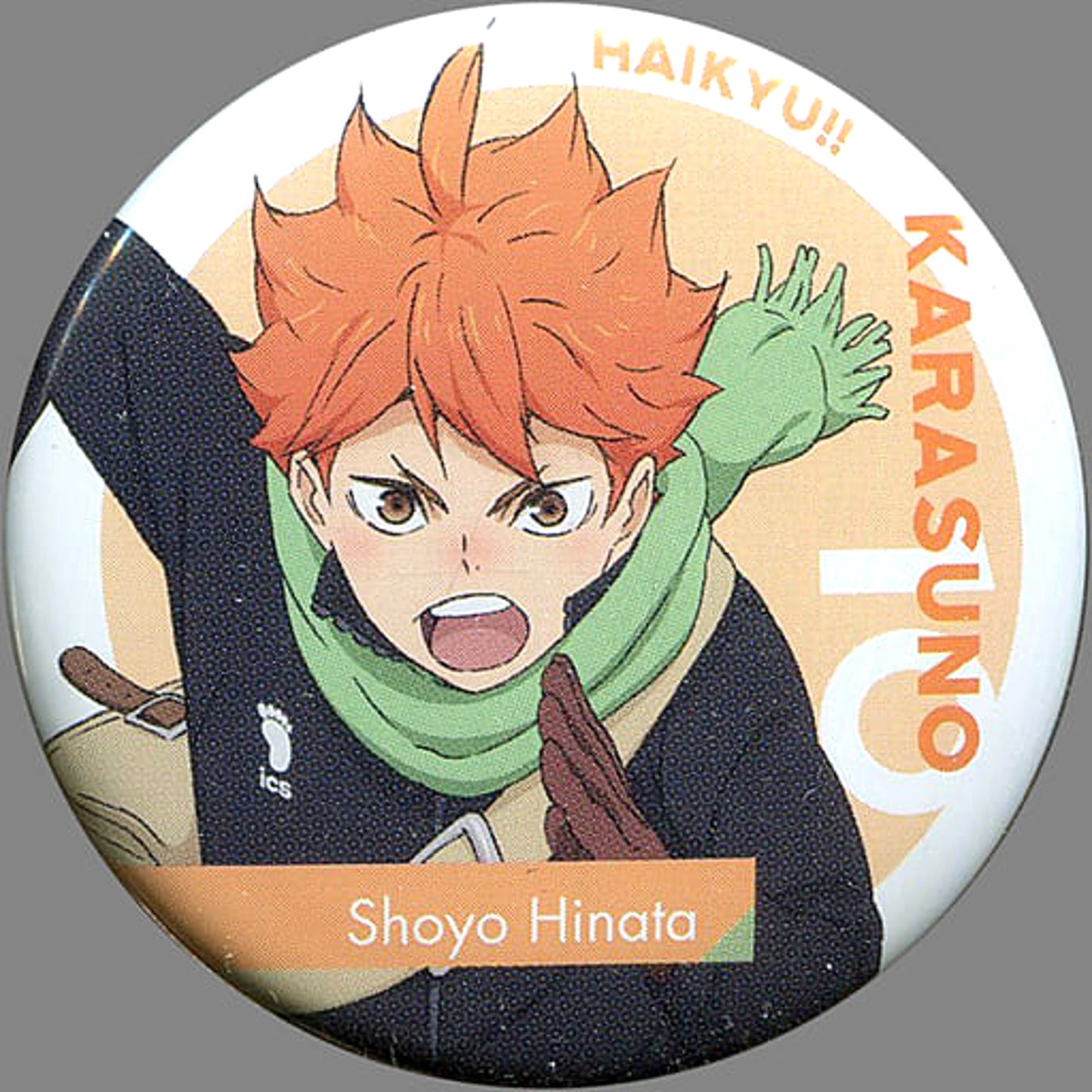 Haikyu!! Shoyo Hinata Morning Trading Can Badge Fair Each Morning in animate Limited Buttons [USED]