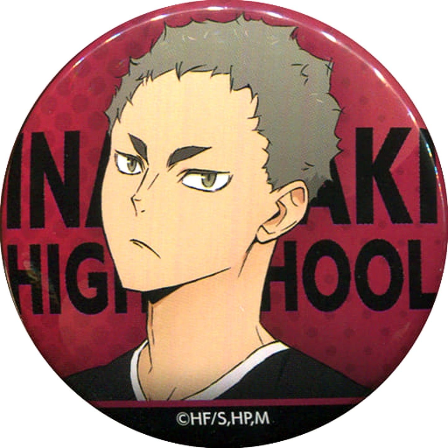 Haikyu!! To The Top Hitoshi Ginjima Character Badge Collection Inarizaki Buttons [USED]