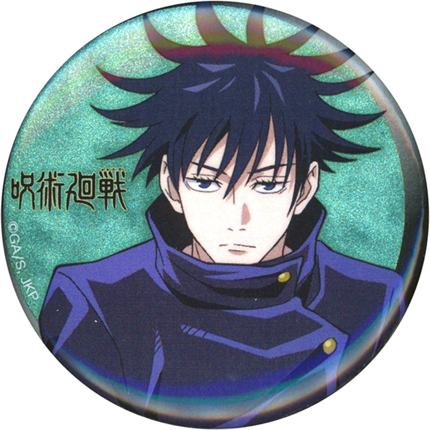 Megumi Fushiguro Hologram Jujutsu Kaisen Button Collection Chara Pop Store in Atre Akihabara [USED]