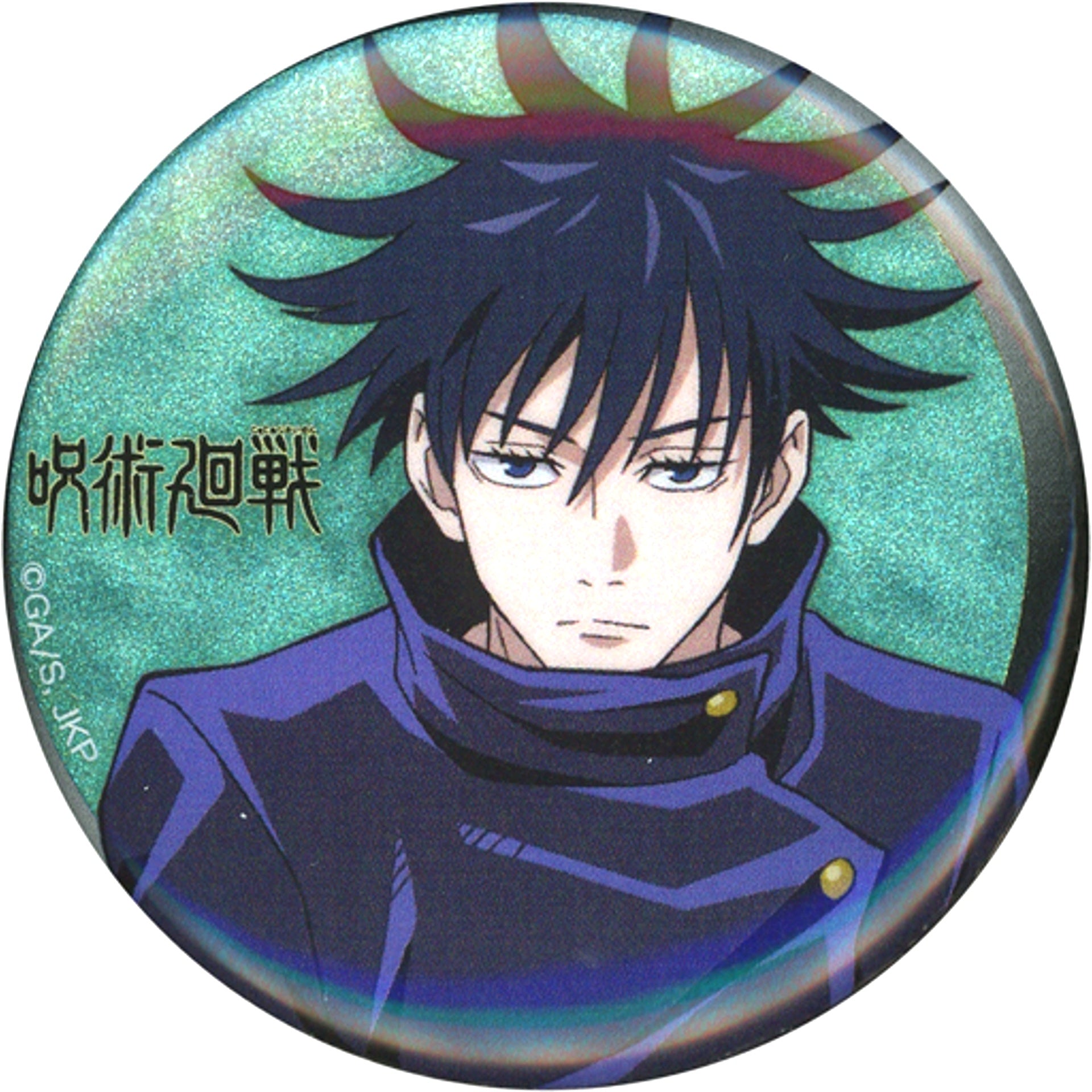 Megumi Fushiguro Hologram Jujutsu Kaisen Button Collection Chara Pop Store in Atre Akihabara [USED]